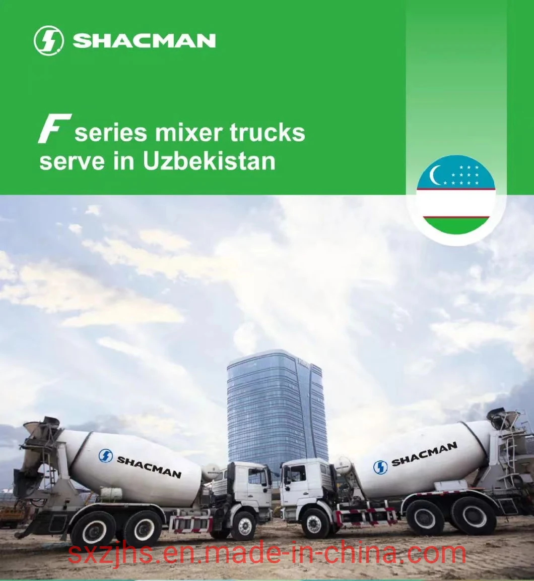 Shacman Heavy Equipment Diesel Concrete Mixer with Lift for Sale