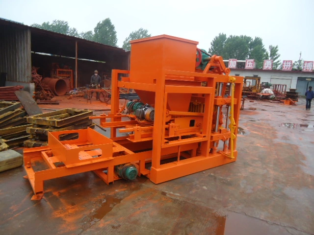 Qtj4-25 Cement Sand Electric Hollow Block Making Machine with High Output in 2021