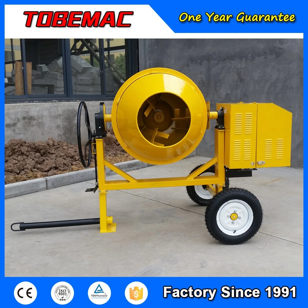 Manufacturer Cm400-4c Gasoline Tilting Drum Concrete Mixer for Factory Price