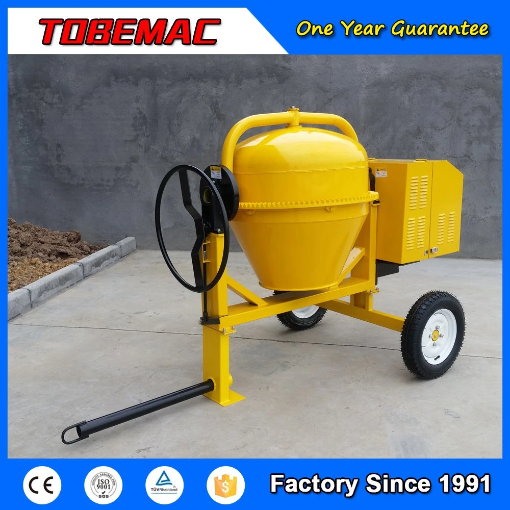 Manufacturer Cm400-4c Gasoline Tilting Drum Concrete Mixer for Factory Price