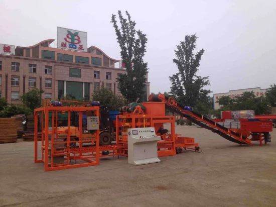 Qtj4-25 Cement Sand Electric Hollow Block Making Machine with High Output in 2021