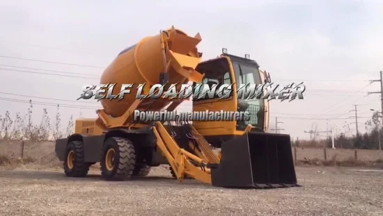 New Ltmg China with Lift Self Loading Swing Drum Diesel Mini Concrete Mixer Trucks