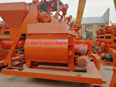 Heavy Duty Js Concrete Batch Mixer 750 Liter Twin Shaft Concrete Mixer Js750 Twin-Shaft Concrete Mixer Machine with Lift