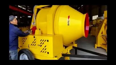 Tobemac Tilting Drum Concrete Mixer with Self Loading Hopper