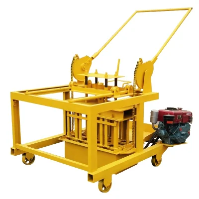 Moveable Egg Laying Block Making Machine with Diesel Engine