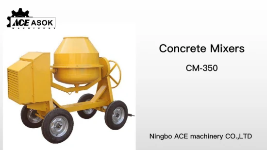Tilting Drum Diesel Concrete Mixer Diesel Concrete Mixer (CM-350)