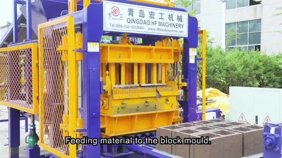 Factory Sale Qt6-15 Automatic Electric Concrete Brick Block Making Machine