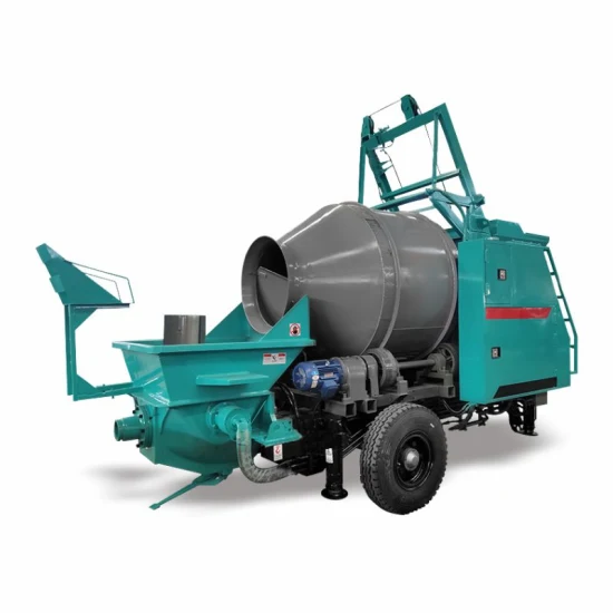 Shaft Twin Concrete Mixer with Pump Home Use