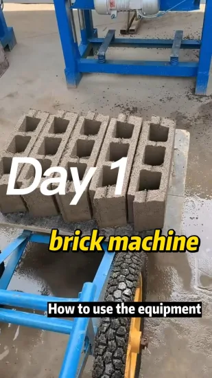 Diesel Engine Semi-Automatic Cement Block Making Machine