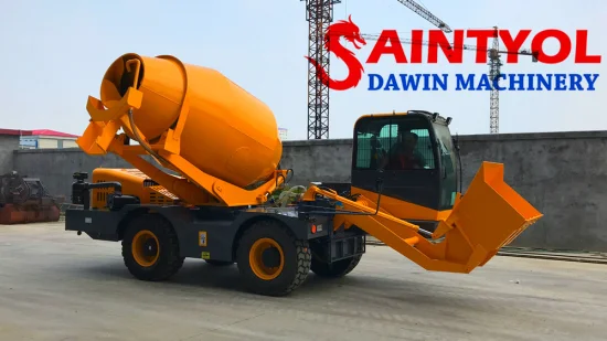 Mobile Concrete Mixer with Loader and Drum Tilt Drum Lift System on Sale