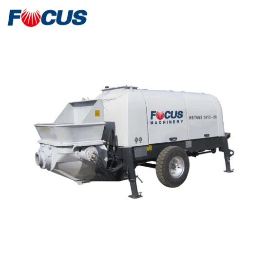 30m3/H Mini Diesel Trailer Concrete Pump Portable Concrete Pump for Sale